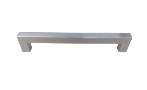Panel Ready Refrigerator Appliance Pull Brushed Nickel Square Bar Pull Handle - Sizes 8" to 18"