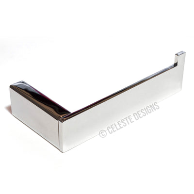 Platinum Wall Toilet Paper Roll Holder Polished Chrome Stainless Steel