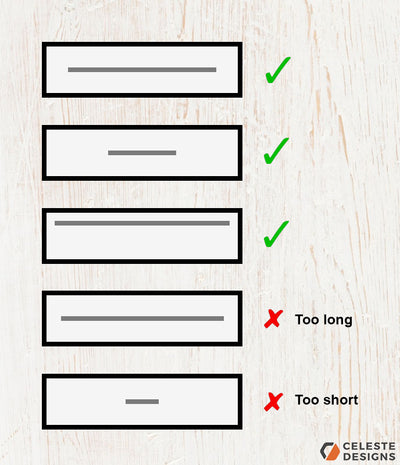 Recommended Cabinet Pull Sizes for Long Drawers