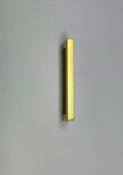 Matte Gold Square Bar Pull Cabinet Handle - Sizes 4" to 24" - (1/2" Thickness) Celeste Designs