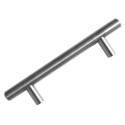 Bar Pull Cabinet Handle Brushed Nickel Solid Steel