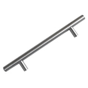 Bar Pull Cabinet Handle Brushed Nickel Solid Steel