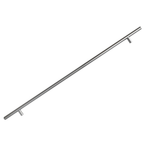 Bar Pull Cabinet Handle Brushed Nickel Solid Steel