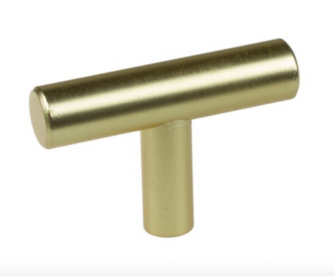 T-Pull Modern Cabinet Knob Solid