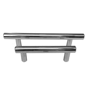 Celeste Bar Pull Cabinet Handle Polished Chrome Solid Steel 12mm, 19" x 24"