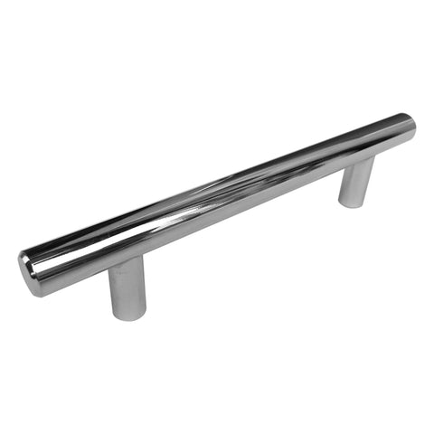 Bar Pull Cabinet Handle Polished Chrome Solid Steel