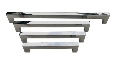 Panel Ready Refrigerator Appliance Pull Polished Nickel Square Bar Pull Handle - Sizes 8" to 18" (SALE DISCOUNT 20% OFF IN ALL OUR PRODUCTS)