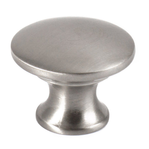 Celeste Liberty Plain Knob Cabinet Knob Brushed Nickel Solid Zinc
