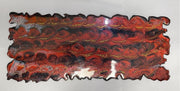 House Address Sing / Plate / Plaque Red & Black