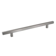 Pi Square Bar Pull Cabinet Handle Brushed Nickel Stainless Celeste Designs