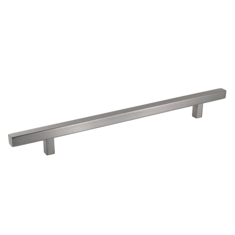 Pi Square Bar Pull Cabinet Handle Brushed Nickel Stainless Celeste Designs