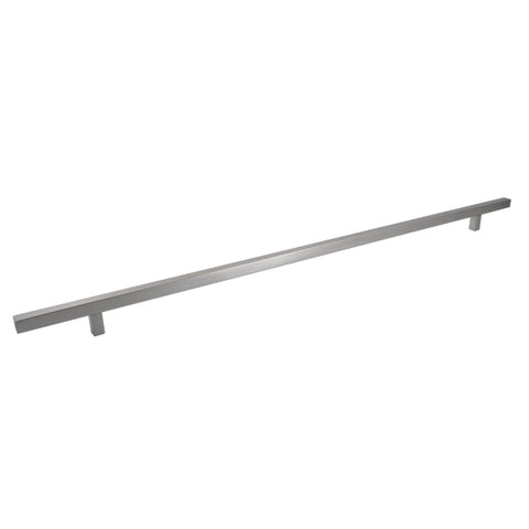 Pi Square Bar Pull Cabinet Handle Brushed Nickel Stainless Celeste Designs