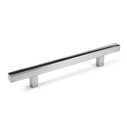 Pi Square Bar Pull Cabinet Handle Polished Chrome Stainless