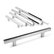 Celeste Pi Square Bar Pull Cabinet Handle Polished Chrome Stainless 12mm, 19" x 24"