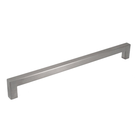 Outdoor Use Powder Coated Brushed Nickel Square Bar Pull Cabinet Handle - Sizes 4" to 24" - (1/2" Thickness) (SALE DISCOUNT 20% OFF IN ALL OUR PRODUCTS)