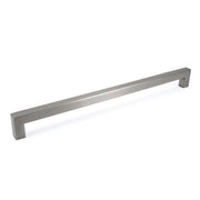 Brushed Nickel Square Bar Pull Cabinet Handle - Sizes 4" to 24" - (5/8" Thickness) Celeste Designs