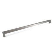 Brushed Nickel Square Bar Pull Cabinet Handle - Sizes 4" to 24" - (5/8" Thickness) Celeste Designs