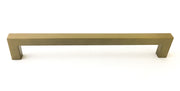 Gold Champagne Square Bar Pull Cabinet Handle - Sizes 4" to 24" (1/2" Thickness)