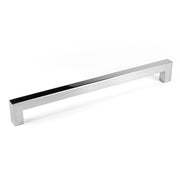 Glossy Square Bar Pull Cabinet Handle - Sizes 4" to 24" - (5/8" Thickness)