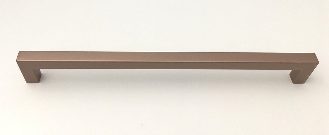 Rose Gold Square Bar Pull Cabinet Handle - Sizes 4