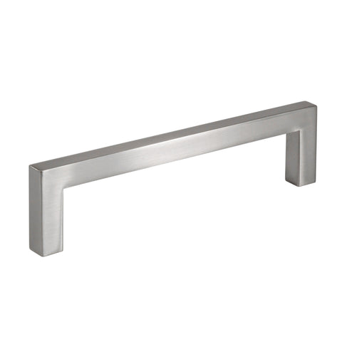 Celeste Square Bar Pull Cabinet Handle Brushed Nickel Solid Zinc 9mm, 12.6"