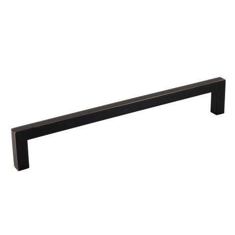 Oil Rubbed Bronze Zinc Square Bar Pull Cabinet Handle - Sizes 5" to 12.5" - (3/8" Thickness) (SALE DISCOUNT 20% OFF IN ALL OUR PRODUCTS)