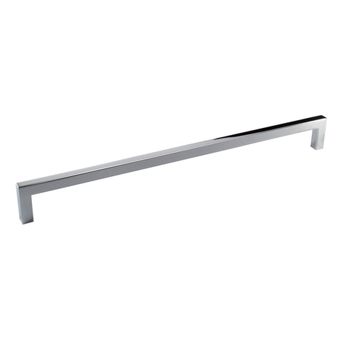 Polished Chrome Zinc Square Bar Pull Cabinet Handle - Sizes 5" to 12.5" - (3/8" Thickness) (SALE DISCOUNT 20% OFF IN ALL OUR PRODUCTS)