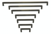 Pewter Square Bar Pull Cabinet Handle Sizes 4" to 24"  (1/2" Thickness) (SALE DISCOUNT 20% OFF IN ALL OUR PRODUCTS)
