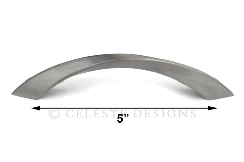 Twister Cabinet Pull Handle Brushed Nickel Solid Zinc (SALE DISCOUNT 20% OFF IN ALL OUR PRODUCTS)