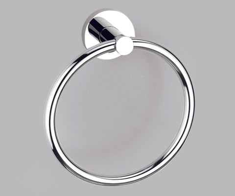 Alpha PC Towel Ring - Polished Chrome