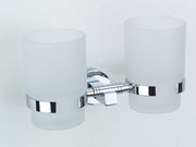 Omega Tumbler Holder - Double - Polished Chrome