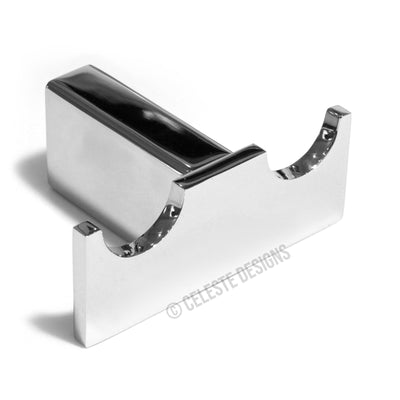 Platinum Bathroom Towel Hook Double Robe Polished Chrome Stainless Steel (SALE DISCOUNT 20% OFF IN ALL OUR PRODUCTS)