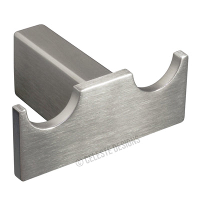 Platinum Bathroom Towel Hook Double Robe Brushed Nickel Stainless Steel (SALE DISCOUNT 20% OFF IN ALL OUR PRODUCTS)